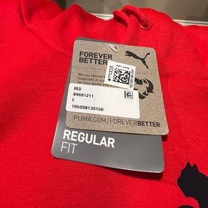 Puma red sweatshirt
